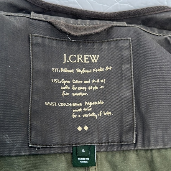 J Crew Resin-coated twill field jacket size s - Picture 7 of 10